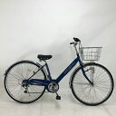 【クーポン対象★8/1(金)~8/31(日)23:59まで】中古 自転車 激安 シティサイクル GEO CROSS Plus 27インチ 外装6段 整備士点検済み