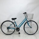 【クーポン対象★8/1(金)~8/31(日)23:59まで】中古 自転車 激安 シティサイクル 国内メーカー Active Style 26インチ 外装6段 整備士点検済み