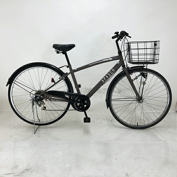 【クーポン対象】中古 自転車 激安 シティサイクル マルイシ APASCH 27インチ 外装6段 整備士点検済み