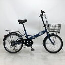 【クーポン対象★7/18(金)12:00~7/31(木)23:59まで】中古 自転車 激安 折り畳み自転車 国内メーカー RODEO 20インチ 外装6段 整備士点検済み