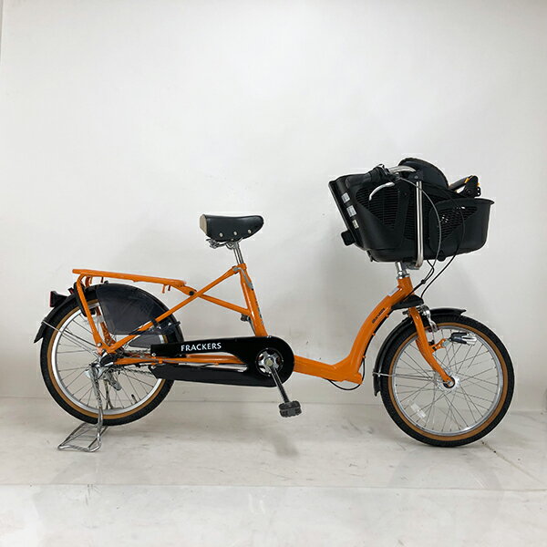【クーポン対象】中古 自転車 激安 子ども乗せ自転車 国内メーカー maruishi FRACKERS 20インチ 内装3段 整備士点検済み