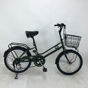 【クーポン対象★7/18(金)12:00~7/31(木)23:59まで】中古 自転車 激安 小径車 国内メーカー BRIGHT DAY 20インチ 外装6段 整備士点検済み