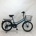【クーポン対象★8/1(金)~8/31(日)23:59まで】中古 自転車 激安 小径車 国内メーカー WONKA 20インチ 外装6段 整備士点検済み