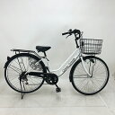 【クーポン対象★7/18(金)12:00~7/31(木)23:59まで】中古 自転車 激安 軽快車 国内メーカー Ocean Dream 26インチ 外装6段 整備士点検済み