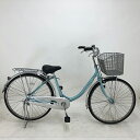 【クーポン対象★7/18(金)12:00~7/31(木)23:59まで】中古 自転車 激安 軽快車 ブリヂストン EBRIDGE 26インチ 変速無し 整備士点検済み