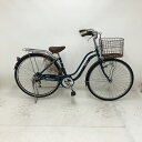 【クーポン対象★7/18(金)12:00~7/31(木)23:59まで】中古 自転車 激安 軽快車 国内メーカー MILD 27インチ 外装6段 整備士点検済み