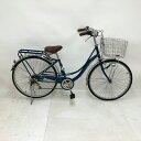 【クーポン対象★7/18(金)12:00~7/31(木)23:59まで】中古 自転車 激安 軽快車 国内メーカー Je courve magnifi quement 26インチ 外装6段 整備士点検済み