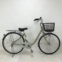 中【クーポン対象★7/18(金)12:00~7/31(木)23:59まで】中古 自転車 激安 軽快車 marukin Petit Belle 26インチ 変速無し 整備士点検済み