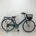 【クーポン対象★7/18(金)12:00~7/31(木)23:59まで】中古 自転車 激安 軽快車 国内メーカー Ante Lope 26インチ 外装6段 整備士点検済み