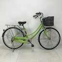 【クーポン対象★7/18(金)12:00~7/31(木)23:59まで】中古 自転車 激安 軽快車 Marukin Rainy 26インチ 内装3段 整備士点検済み