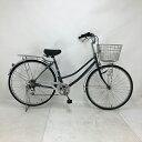 中古 自転車 激安 軽快車 国内メーカー Lis Blanc 27インチ 外装6段 整備士点検済み
