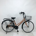 【クーポン対象★7/18(金)12:00~7/31(木)23:59まで】中古 自転車 激安 軽快車 国内メーカー legere 26インチ 外装6段 整備士点検済み