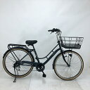 【クーポン対象★7/18(金)12:00~7/31(木)23:59まで】中古 自転車 激安 軽快車 国内メーカー CARG. Active Style 26インチ 外装6段 整備士点検済み