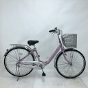 【クーポン対象★7/18(金)12:00~7/31(木)23:59まで】中古 自転車 激安 軽快車 ブリヂストン NOLKOG 26インチ 変速無し 整備士点検済み