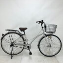 中古 自転車 激安 軽快車 国内メーカーTREVO 27インチ 変速無し 整備士点検済み