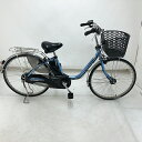 【クーポン対象★】中古 自転車 激安 電動アシスト パナソニック ViVi DX 26インチ 内装3段 整備士点検済み