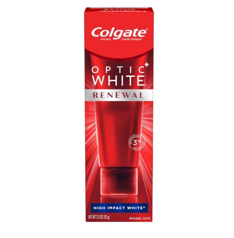 コルゲート ハイインパクト 歯磨き粉 85g x 1本 リニュー ホワイト オプティックホワイト Colgate Optic White Renewal High Impact White/送料無料