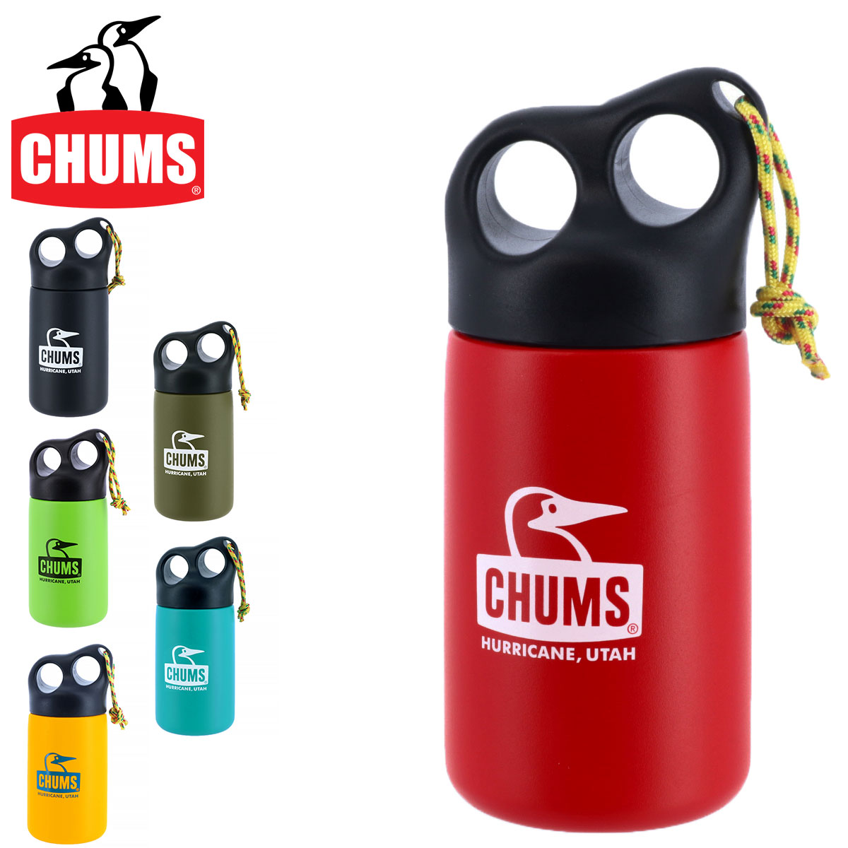 【期間限定100円OFFクーポン】 チャムス CHUMS 魔法瓶 マイボトル キャンプ キャンパーステンレスボトル320 Camper Stainless Bottle 320 ch62-1409 ネコポス不可 メンズ レディース プレゼント ギフト ラッピング無料 Coup23x