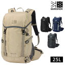 【最大P12倍】カリマー バッグ リュックサック ザックパック 登山リュック トレッキングパック KARRIMOR タトラ25 25L A3 B4 A4 メンズ...