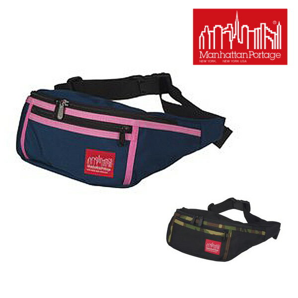 正規店 Manhattan Portage マンハッタンポーテージ ウエストバッグ ファニーパック (1101-MUL-B) Sサイズ メンズ Nylon ALLEYCUT WAIST BAG ボディバッグ ウェストポーチ 2way 送料無料 プレゼント ギフト ラッピング無料