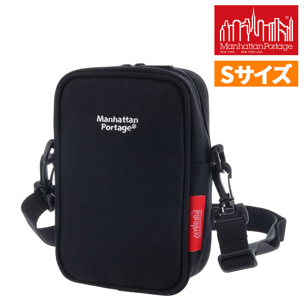 楽天NewbagWakamatsu バッグ 財布 小物【楽天カード利用で最大P12倍】 マンハッタンポーテージ Manhattan Portage ショルダーバッグ ショルダーポーチ マルチポーチ コブルヒルバッグMD mp1436 ブラック メンズ レディース P10倍 送料無料 誕生日プレゼント ギフト プレゼント ラッピング無料 父の日