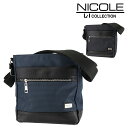 【楽天カード利用で最大P12倍】ニコル バッグ ショルダー スクエア型 斜め掛け 肩掛け NICOLE ニューアーバン ショルダーバッグ B5サイズ nil23...