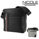 【楽天カード利用で最大P12倍】 ニコル 斜め掛け 肩掛け ビジネスバッグ NICOLE オデッセイ ショルダーバッグ B5サイズ nil263 メンズ レディ...