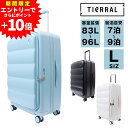 【裏技!エントリーで+P10倍】 ティエラル スーツケース キャリーケース TIERRAL Puffer L 83〜96L Lサイズ 7〜9泊 ブックオープン ...