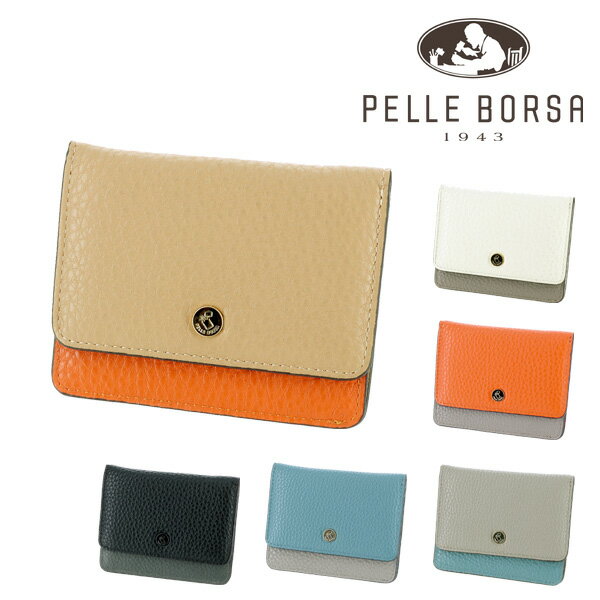 ペレボルサ ミニ財布 レディース 【マラソン期間中最大P22倍】 ペレボルサ PELLE BORSA 二つ折財布 折り財布 ミニ財布 【Mano Goods/マーノグッズ】 204726 メンズ レディース ウォレット P10倍 送料無料 プレゼント ギフト ラッピング無料 通販 一粒万倍日 吉日