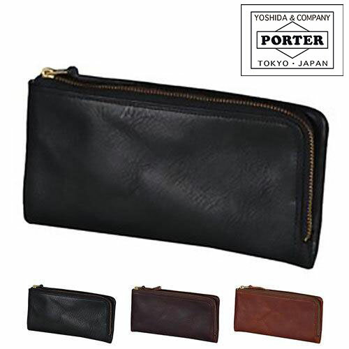 ポーター ソーク ロングウォレット 101-06001 吉田カバン ソーク PORTER SOAK 長財布 L字ファスナー ブランド メンズ レディース 小銭入れあり さいふ サイフ 牛革 革 レザー 101-06001 ギフト 一粒万倍日 吉日 父の日