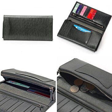 【楽天カードで最大P12倍】 吉田カバン ポーター ウォールPORTER WALL レザー 革 長財布 015-03415 吉田かばん ポ-タ- 財布 小銭入れあり ブランド メンズ レディース 男性 サイフ 彼氏 ロングウォレット 本革 あす楽 送料無料 ラッピング無料 一粒万倍日 吉日