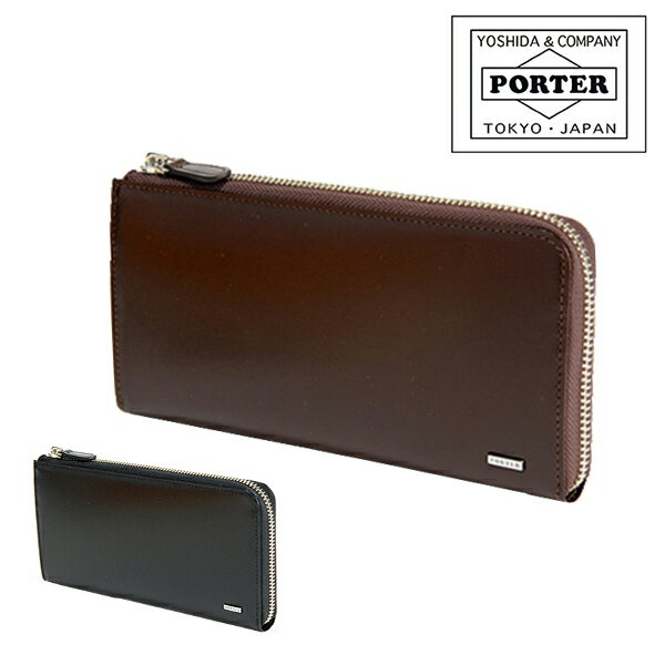 PORTER 長財布（メンズ） ポーター シーン ロングウォレット 110-02927 吉田カバン PORTER L字ファスナー長財布 PORTER SHEEN シーン 110-02927 ブランド メンズ レディース 小銭入れあり 本革 レザー | 財布 男性 サイフ 彼氏ホワイトデー 父の日