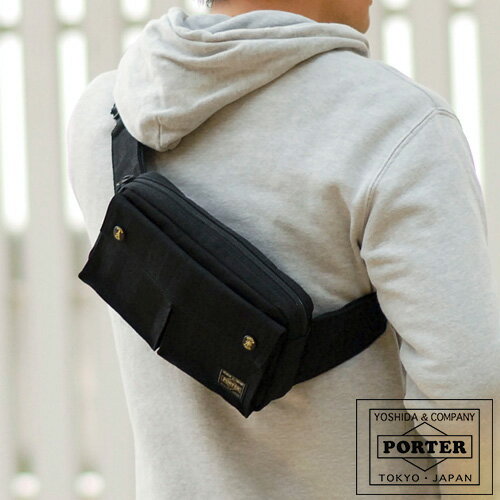 ポーター タンゴブラック ウエストバッグ 638-06239 吉田カバン PORTER ウエストバッグ ファニーパック PORTER TANGO BLACK タンゴブラック 638-06239 メンズ レディース カバン ギフト 父の日