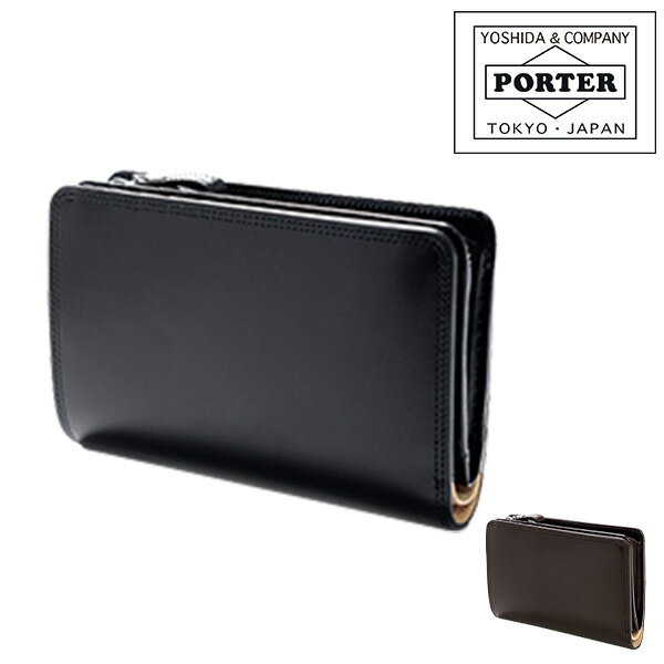 ポーター カウンター ウォレット 037-02979 吉田カバン PORTER 二つ折り財布 COUNTER カウンター 037-02979 メンズ レディース 財布 折財布 ミニ財布 革 レザー ブランド 日本製 正規取扱店 財布 男性 サイフ 彼氏本革 吉日 父の日