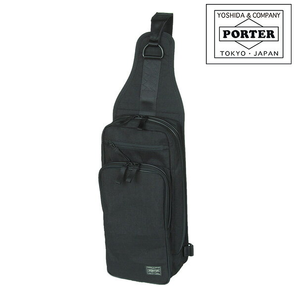 ポーター ハイブリッド スリングショルダーバッグ 737-17804 吉田カバン PORTER ワンショルダーバッグ ボディバッグ 【HYBRID/ハイブリッド】 737-17804 メンズ 軽い カジュアル 黒 コーデュラ 防水 ナイロン ギフト 父の日