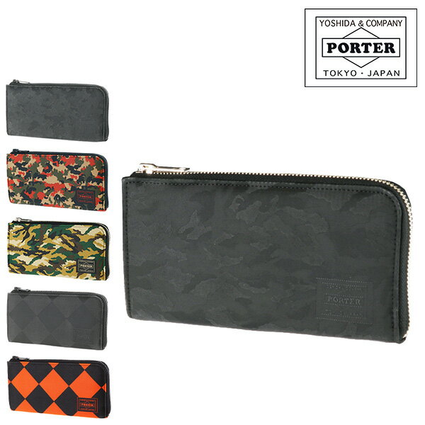 PORTER 長財布（メンズ） ポーター ギリー ロングウォレット 886-16139 PORTER L字ファスナー長財布 GHILLIE メンズ レディース ギフト 一粒万倍日 吉日 父の日