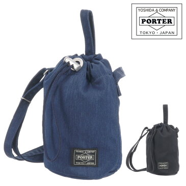 【楽天カード利用で最大P12倍】 ポーター PORTER デニム DENIM ドローストリングバッグS ショルダーバッグ 巾着バッグ DRAWSTRING BAG(S) 892-15103 ネコポス可 メンズ レディース ポイント10倍 送料無料 あす楽 誕生日プレゼント ギフト ラッピング