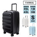 【楽天カード利用で最大P12倍】 ティエラル スーツケース キャリーケース TIERRAL puffers 35〜42L Sサイズ 1〜3泊 ビジネスキャリー ...