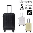 【楽天カード利用で最大P12倍】 ティエラル スーツケース キャリー ハード ビジネス TIERRAL TORERU 2.0 35〜41L 小型 Sサイズ 1〜...