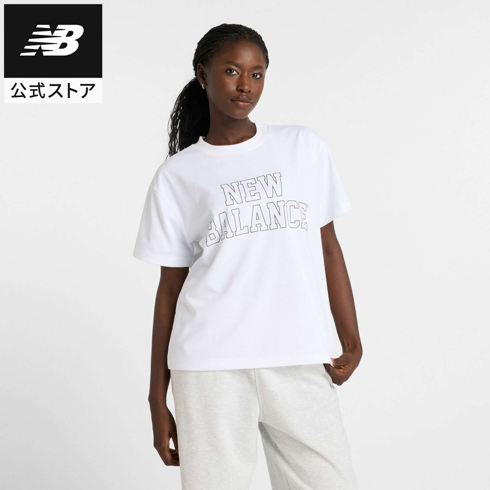 【公式】ニューバランス オーバーサイズドショートスリーブTシャツ アパレル 半袖 半袖 Tシャツ 運