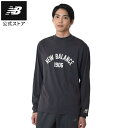 【公式】ニューバランス Essentials Varsity ロングスリーブTシャツ アパレル カットソー トップス 長袖 メンズ 男性 ロンT 運動 スポーツ...