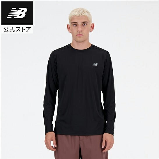ニューバランス new balance NB 【公式】ニューバランス Sport Essentials ランロングスリーブTシャツ アパレル カットソー トップス 長袖 メンズ 男性 ロンT 運動 スポーツ カジュアル 快適 ファッション 屋内 部活 試合 練習 大会 陸上 アウトドア ジョギング 吸汗速乾 吸湿 ドライ さらさら 機能性素材