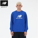 【公式】ニューバランス Sport Essentials Stacked Logo スウェットクルー アパレル トップス メンズ 男性 運動 スポーツ カジュアル 快適 ファッション 屋内 屋外 贈り物 ギフト