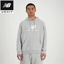 【公式】ニューバランス Sport Essentials Stacked Logo スウェットフーディ アパレル セットアップ トップス メンズ 男性 運動 ス...