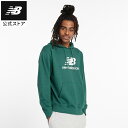 【公式】ニューバランス Sport Essentials Stacked Logo スウェットフーディ アパレル トップス メンズ 男性 運動 スポーツ カジュ...