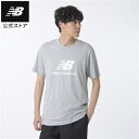 【公式】ニューバランス New Balance Stacked Logo ショートスリーブTシャツ アパレル 半袖 Tシャツ メンズ 男性 運動 スポーツ カジ...