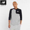 【30%OFF】【公式】ニューバランス ベースボールアシンメトリ— ロングスリーブトップ(左投げ用) アパレル カットソー トップス 長袖 ロンT ...