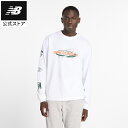 【公式】ニューバランス New Balance ロングスリーブTシャツ アパレル カットソー トップス 長袖 メンズ 男性 ロンT 運動 スポーツ カジュアル ...