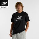 【公式】ニューバランス Sport Essentials ロゴ ショートスリーブTシャツ アパレル 半袖 Tシャツ 運動 スポーツ カジュアル 快適 ファッショ...