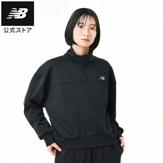 【40%OFF】【公式】ニューバランス テックニットオーバーサイズドクォータージップ アパレル トッ
